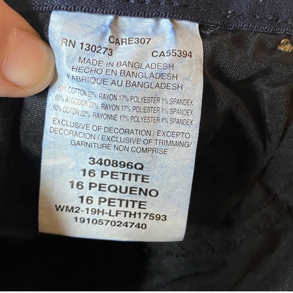Lee Regular Fit Mid Rise Bootcut womens jeans dark wash flex motion womens 16P - Picture 3 of 4
